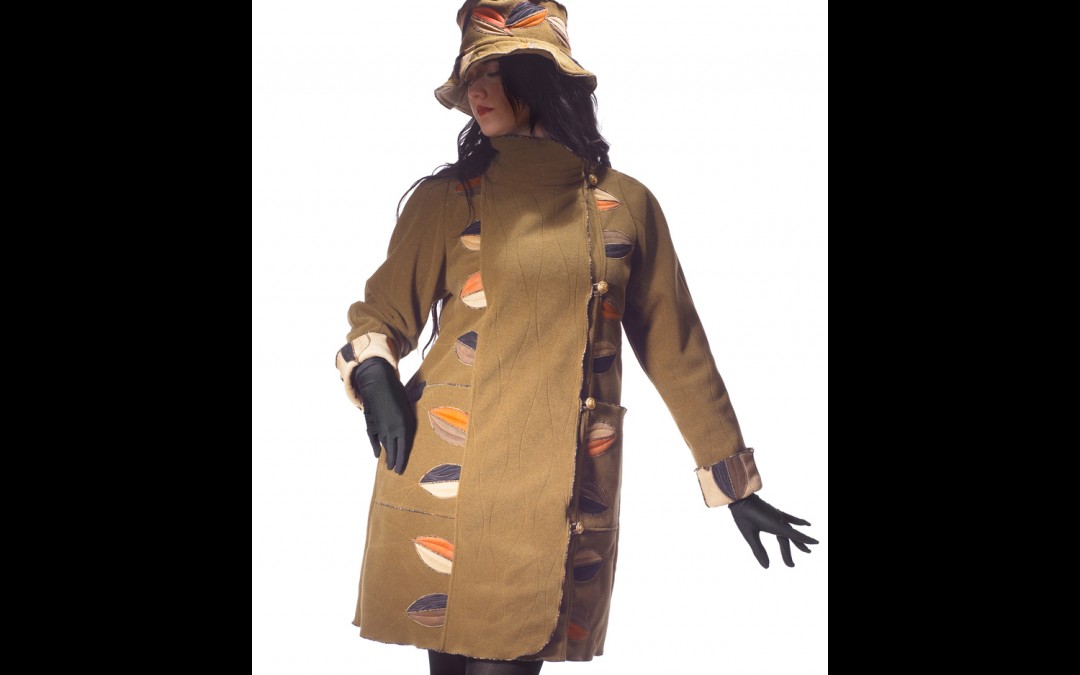 Mica Coat w/ leaves