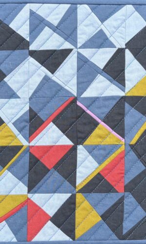 Hourglass Blues 15.5" x 13"