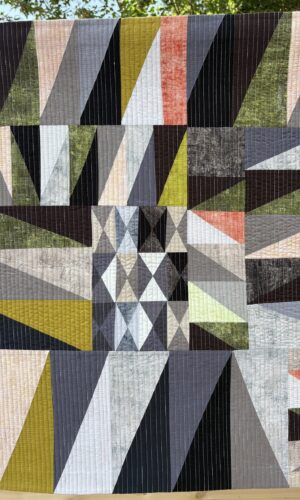 Dancing Triangles  31.5" x 24.5"